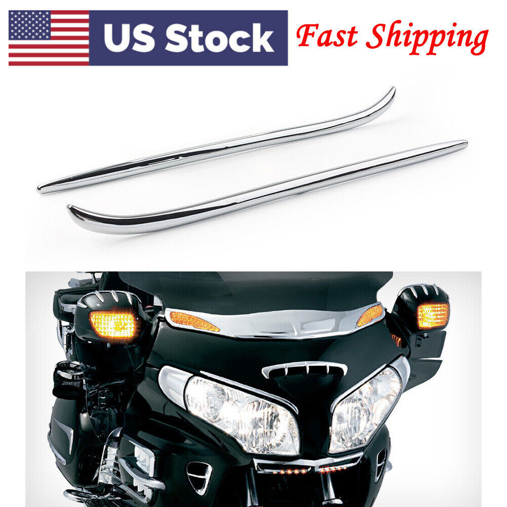 Front Fairing Scoop Air Vent Duct Trim Fit for Honda Goldwing GL1800 2001-2011