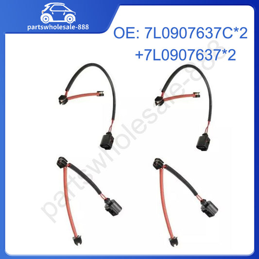 2. Front and rear brake pad wear sensors for Audi Q7, for Porsche for Cayenne for VW Tourareg