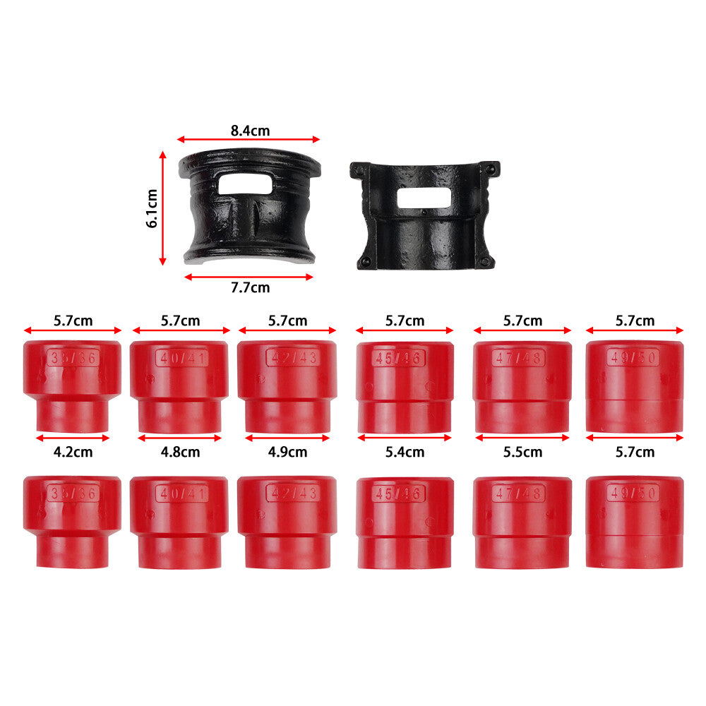 1 Set Fork Seal Driver Tool Kit 35mm-50mm Set For Motorcycle Bike Universal Blue Q