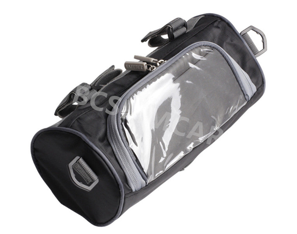 Motorcycle Handlebar Storage Bag Front Fork Pouch Smartphone Pocket Waterproof Q