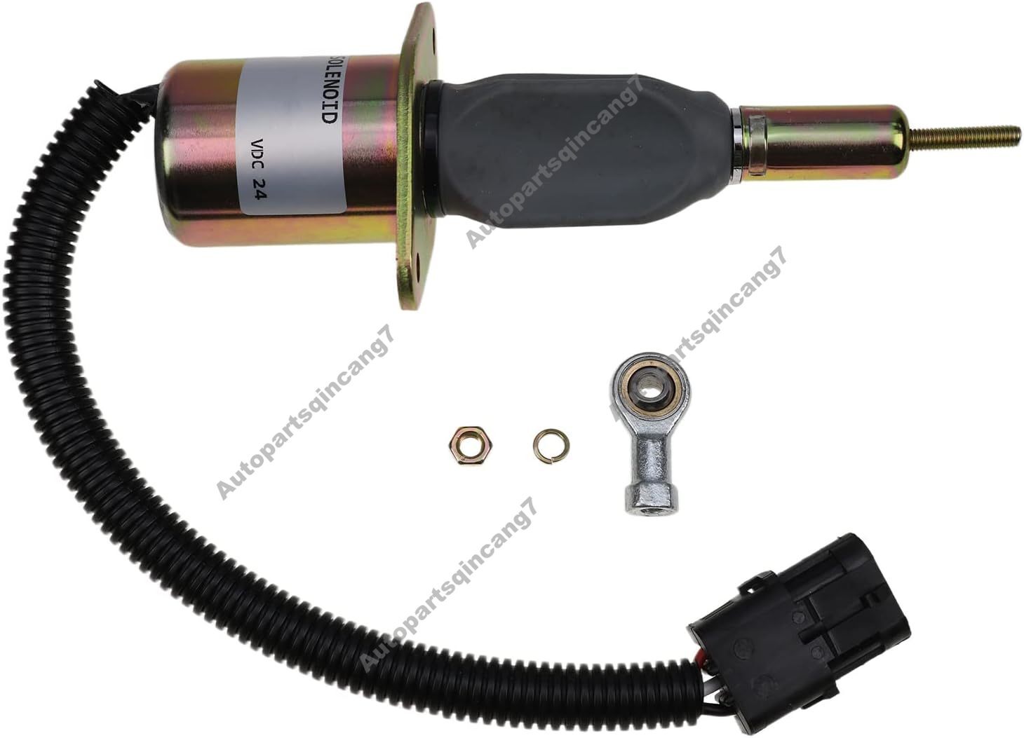 24V Stop Solenoid SA-4335-24 for CASE Crawler Excavator 9040B Wheel Loader 821C