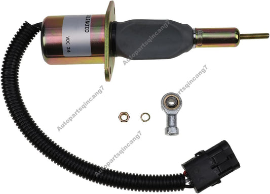 24V Stop Solenoid SA-4335-24 for CASE Crawler Excavator 9040B Wheel Loader 821C