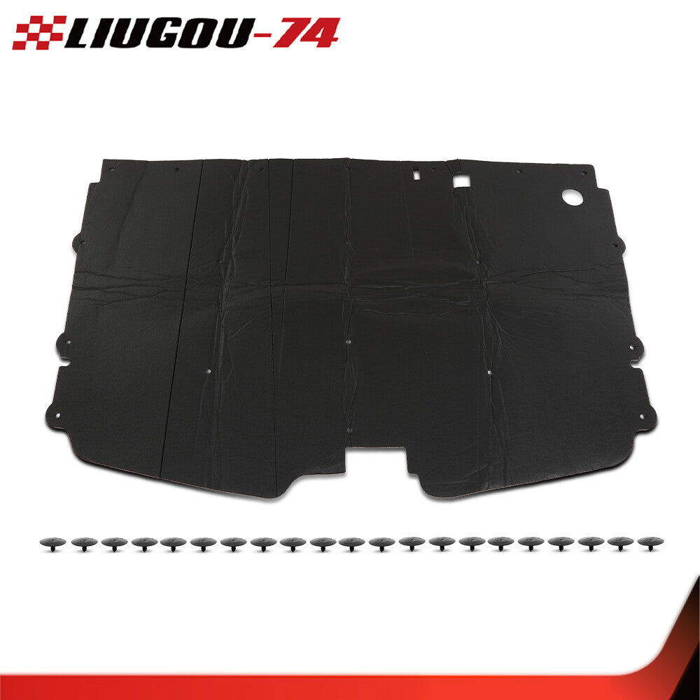1/2-inch range hood insulating pad with clips, suitable for Chevrolet C1500, C2500, and C3500 models (models 88-98).