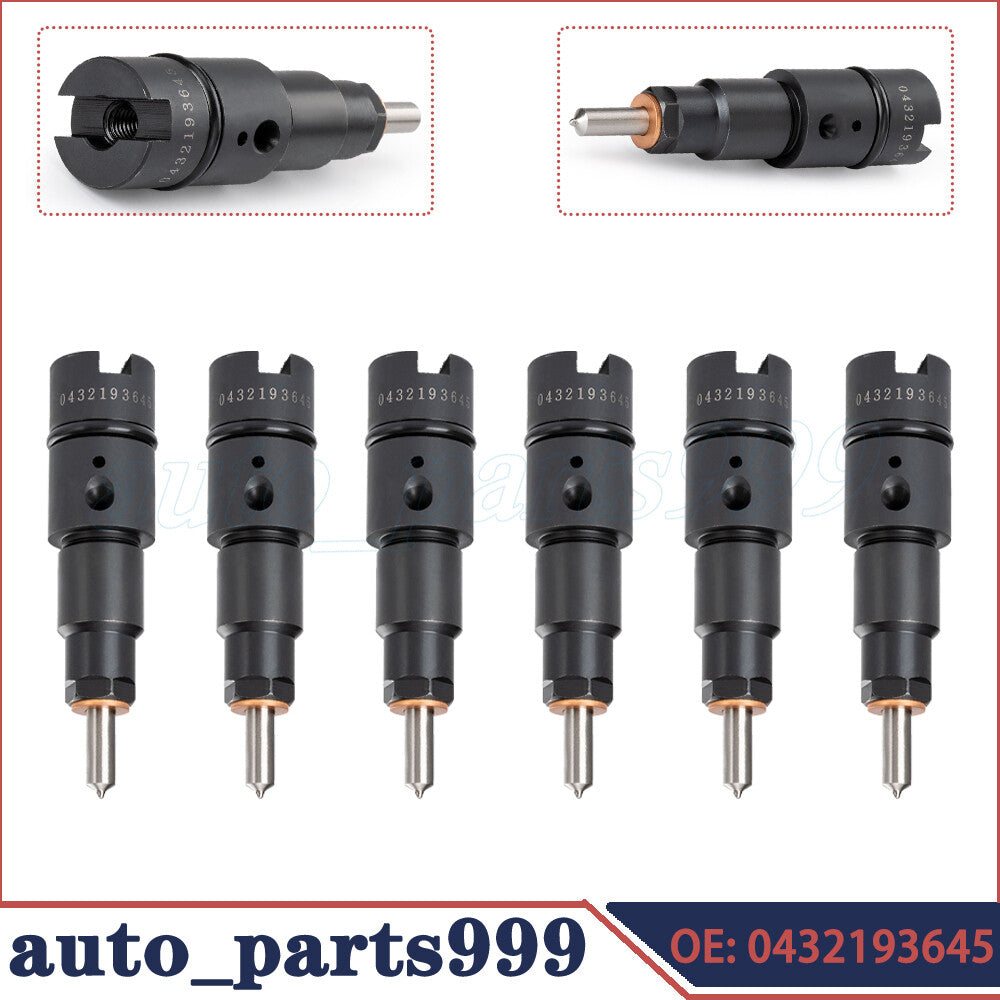 6-piece fuel injector kit for ISB 5.9L 0432193645- n