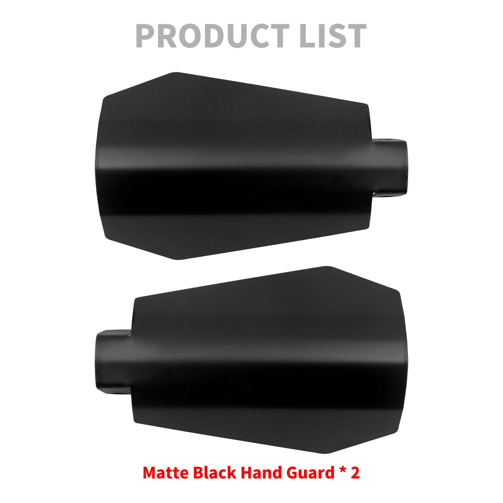 Matte Black Motor Handle Bar Hand Guards Protector Wind Deflector Shield Cover Q