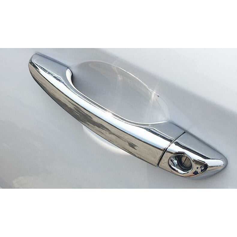 For Prado 150 2014-2017 ABS Chrome Front Grille Grid Cover Trim Strip Kit v