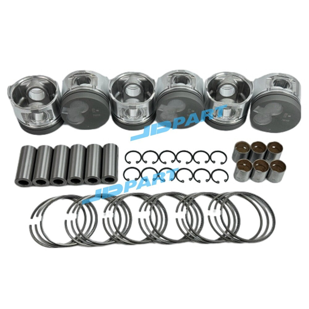 6-piece pack of 15Z piston pins for engine parts -