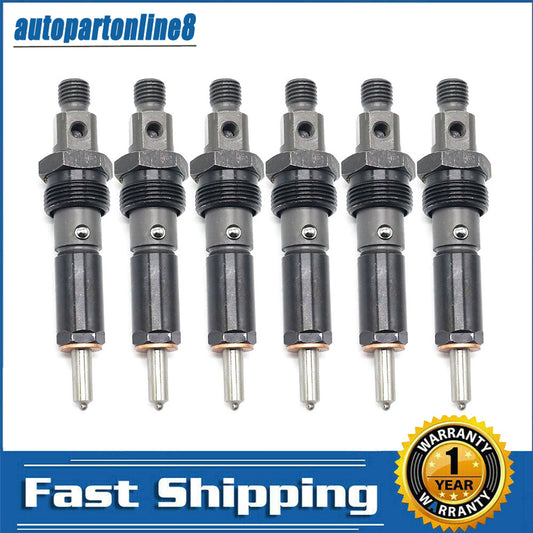 6Pcs 0432131837 50hp Fuel Injectors For 1989-1992 for Dodge 5.9L 6BT Engine