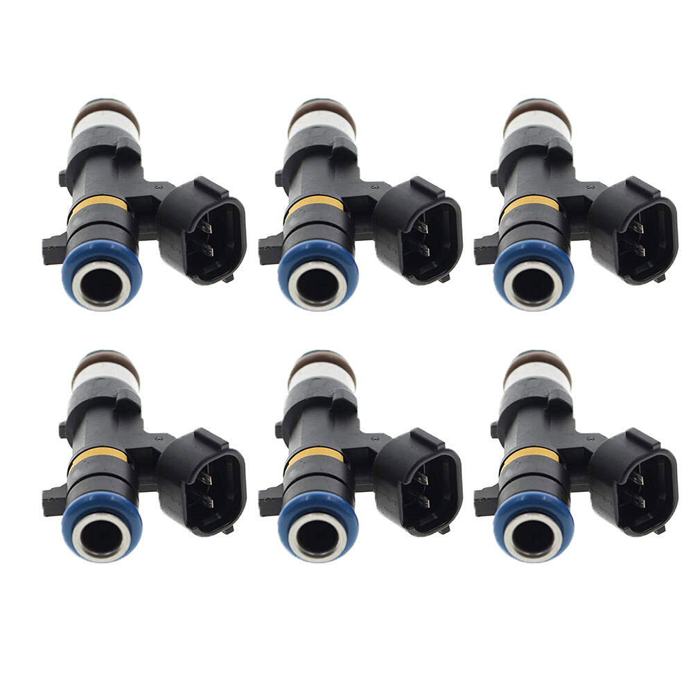 Set of 6 Fuel Injectors 0280158042 for Nissan Murano 350Z for Infiniti G35 FX35 M35