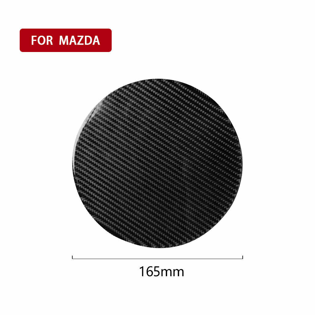 Carbon Fiber Fuel Tank Cap Cover Trim Fit for Mazda 3 Axela 2013-2018