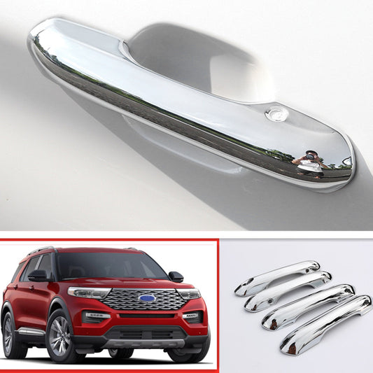 for ford  Explorer 2020-2023 Chrome Car Exterior Door Handles Cover molding Trim