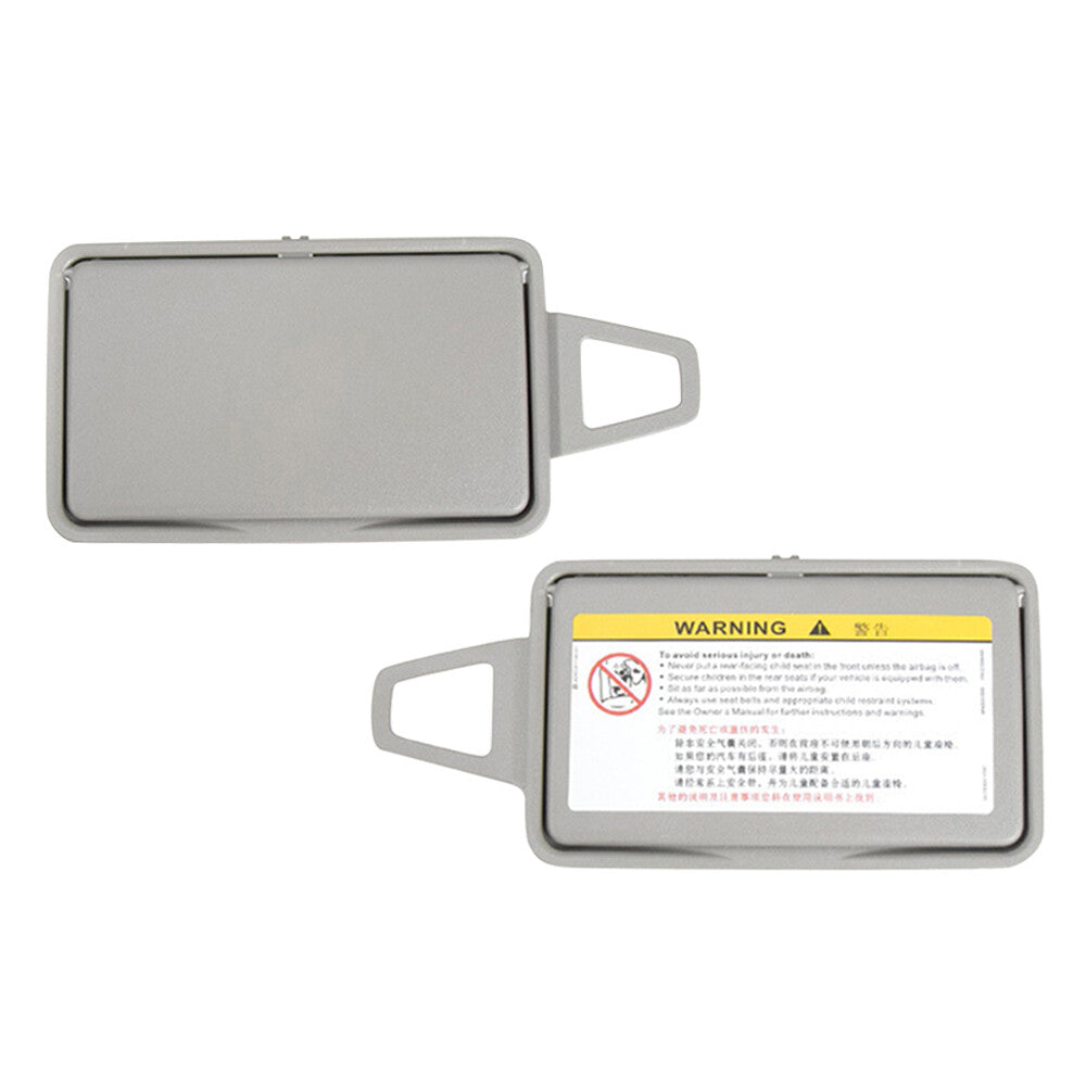 2x Front LHRH Sun Visor Mirror Frame Fits for Mercedes-Benz E320 E550 E500 Gray Q