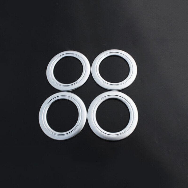 Matte Silver Roof Air Outlet Vent Ring Cover Trim for Toyota for Sienna 2015-2020
