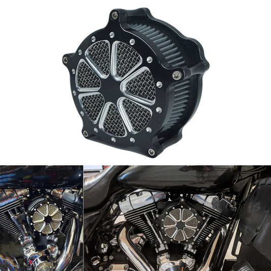 Motorcycle Air Cleaner Intake Filter for Harley Dyna Road King Electra Glide