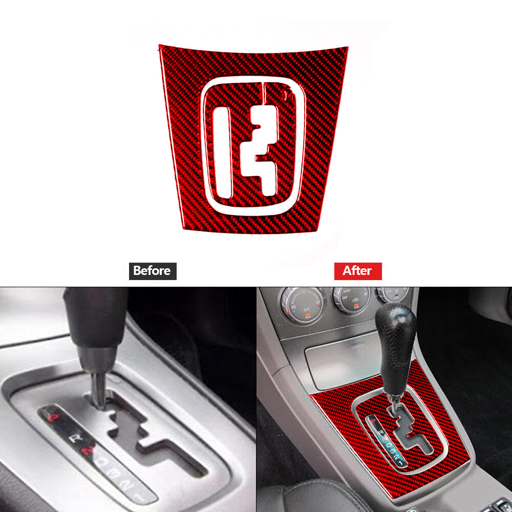 Red Rear Storage Box Panel Trim Cover Carbon Fiber For 350Z 2006-2009 v