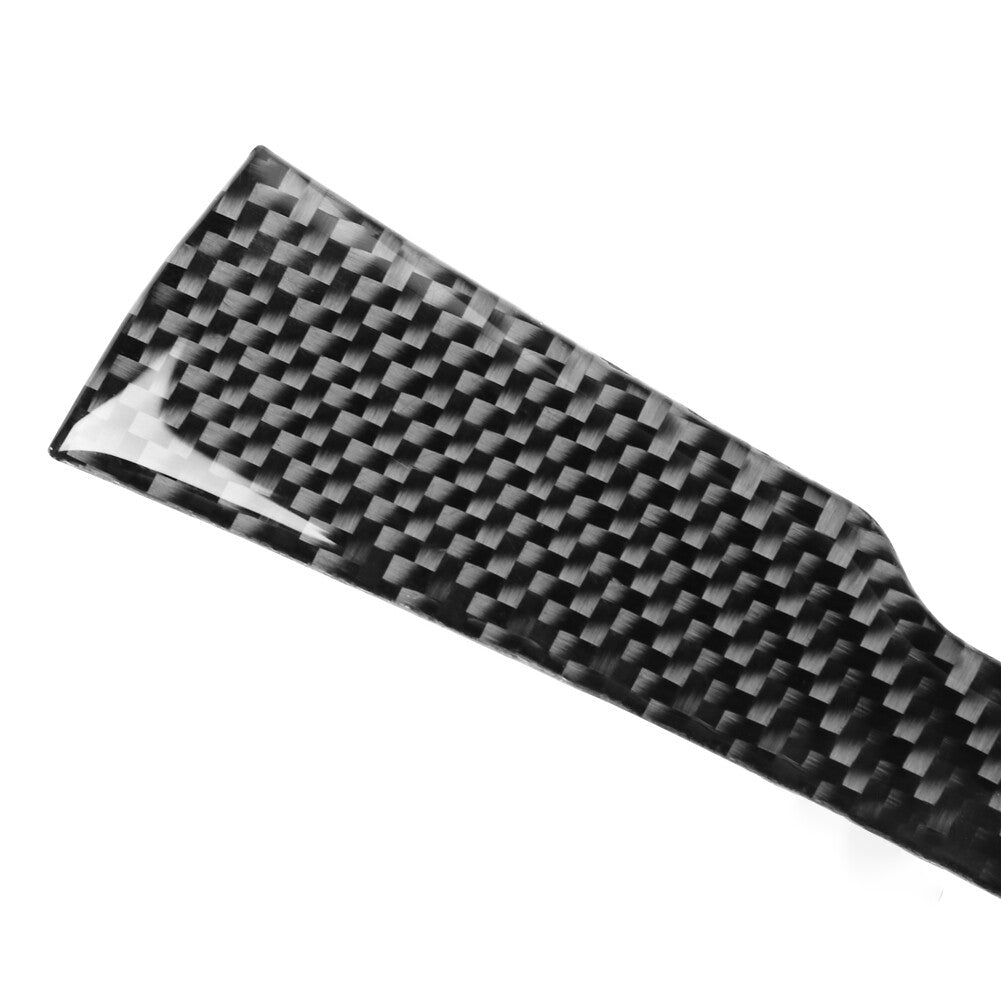 Carbon Fiber Watercup Panel Pusher Decor Trim Cover for Dodge Charger 2015-2021