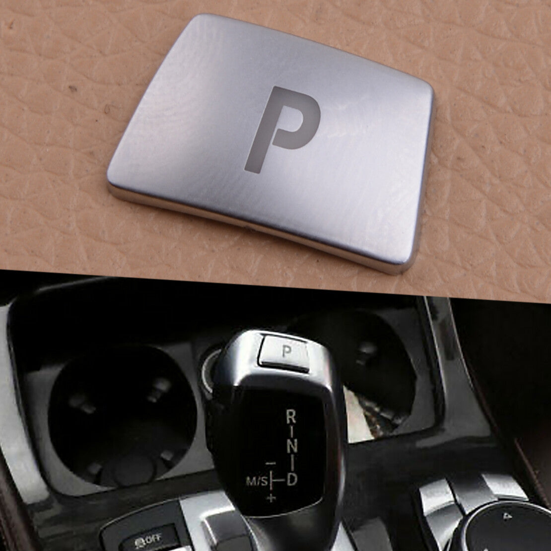 Gear Shift Knob P Button Cover ABS Fit for BMW 3 5 7 Series X3 X4 X5 X6 New