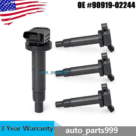 4 Ignition Coils 90919-02244 for Camry 2.4L (2002-08) and for Lexus HS250H UF333- n