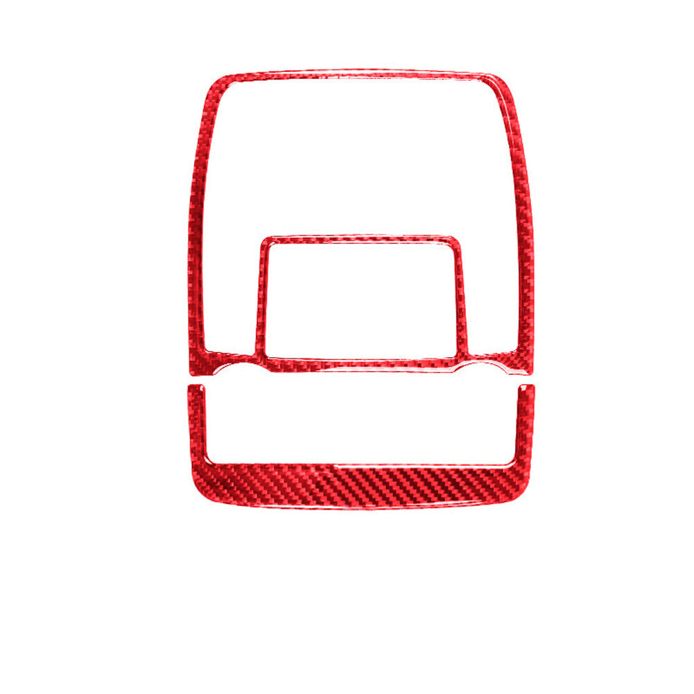 For Highlander 2008-2013 2Pcs for Seat Heating Button Panel Trim Cover Red v
