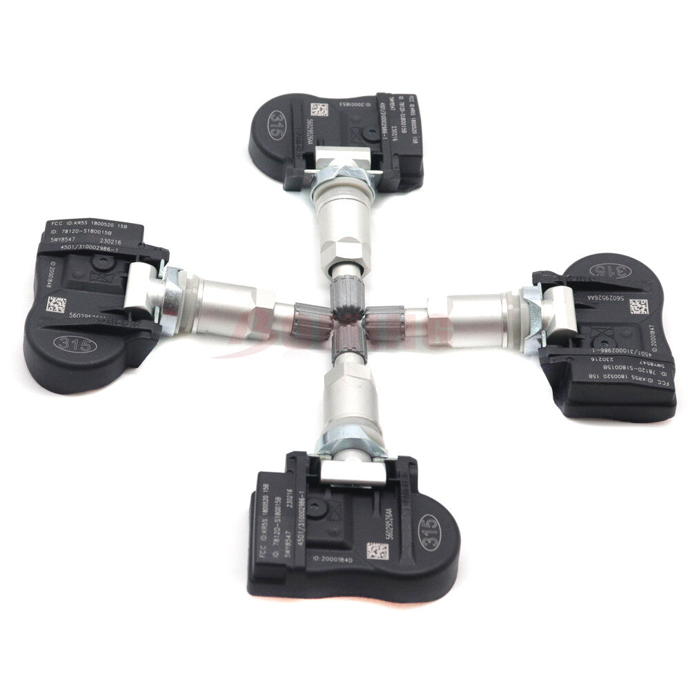 Package (4) TPMS 56029526AA 315MHz for Tire Pressure Sensors for Dodge for Chrysler for Jeep