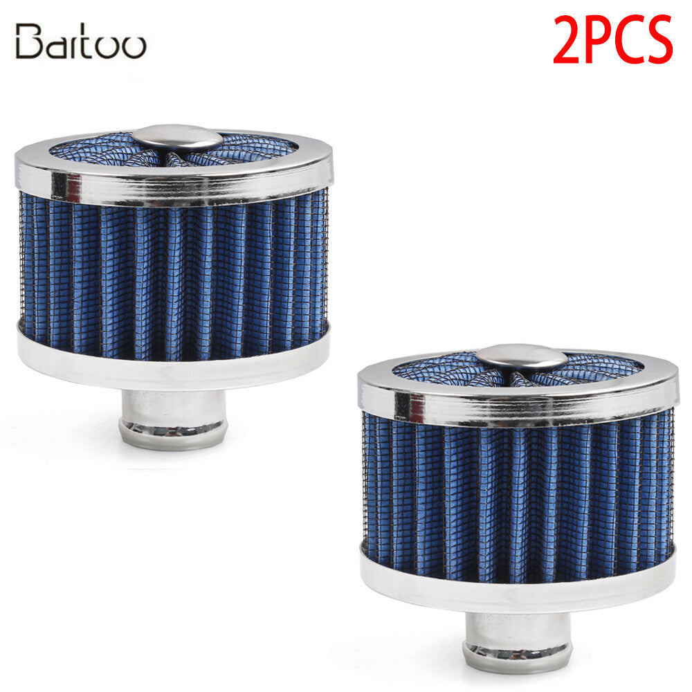 2PCS Blue 1 Extra Flow Breather 1 Push In Vent Filter for Valve Cover Q