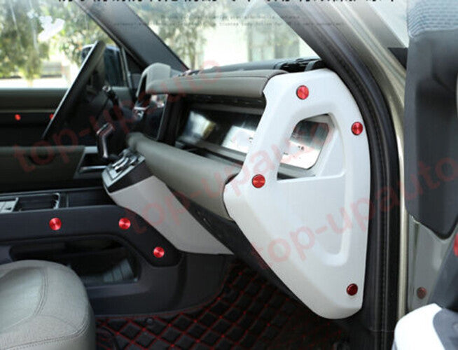 ABS carbon fiber rearview mirror A-pillar triangle cover suitable for Supra 19-22- v