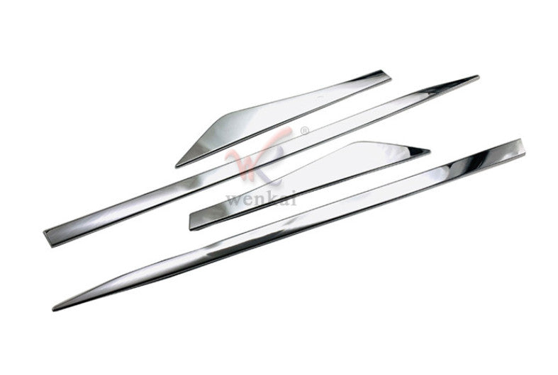 For Rogue 21-24 Silvery Plastics Body Side Door Mouldings Cover 4PCS B n