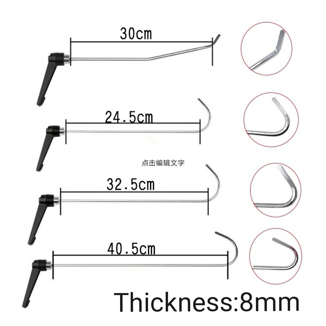 Adjustable Swivel Handle Car Paintless Dent Repair Tool, Hook, Push-Pull Hook v