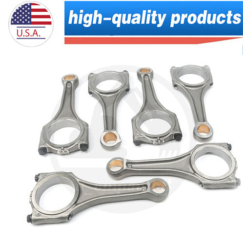 6 Con Rod Connecting Rods for Audi for VW Touareg A4 A6 A7 Q5 Q7 3.0 TFSI 10-18