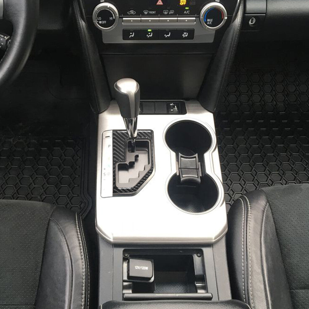 Interior Carbon Fiber Gear Shift Console Trim Cover for Toyota for Camry 2012-2014
