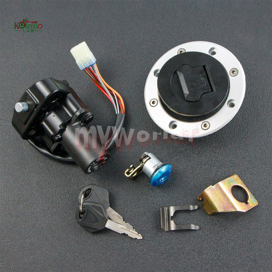 Fit For 1997-2007 for Suzuki GSX1300R HAYABUSA Ignition Switch Lock Fuel Gas Cap Key
