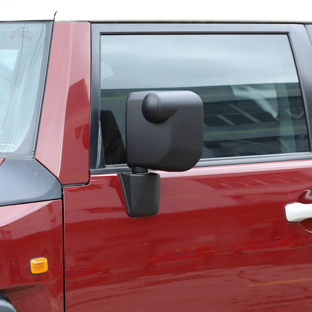 Matte black door handle and mirror cap trim set for FJ Cruiser 2007-21 n