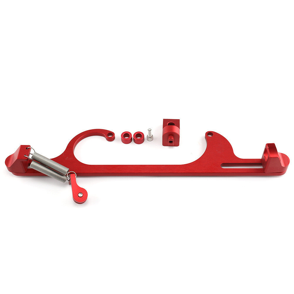 Red throttle cable holder for 4150 4160 carburetor throttle cable carbohydrate holder