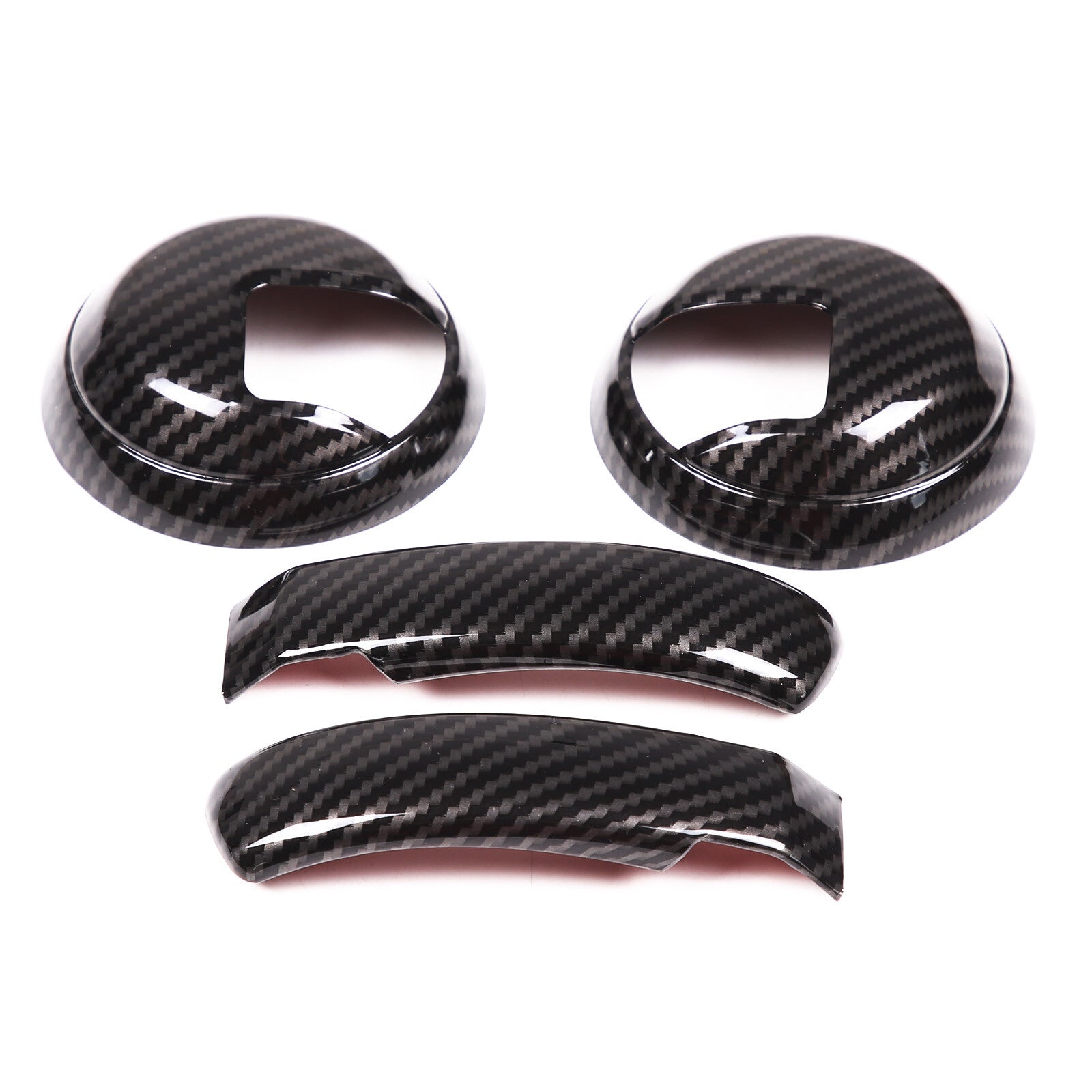 2PCS for Camry 2007-11 Carbon Fiber Interior Door Handle Cover Trim- v