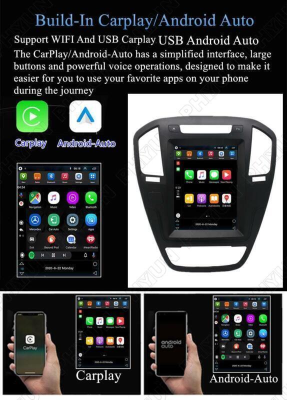 2+32GB w/ Carplay 9.7 Android 10.1 Radio Stereo GPS Nav For 2009-13 for Buick Regal