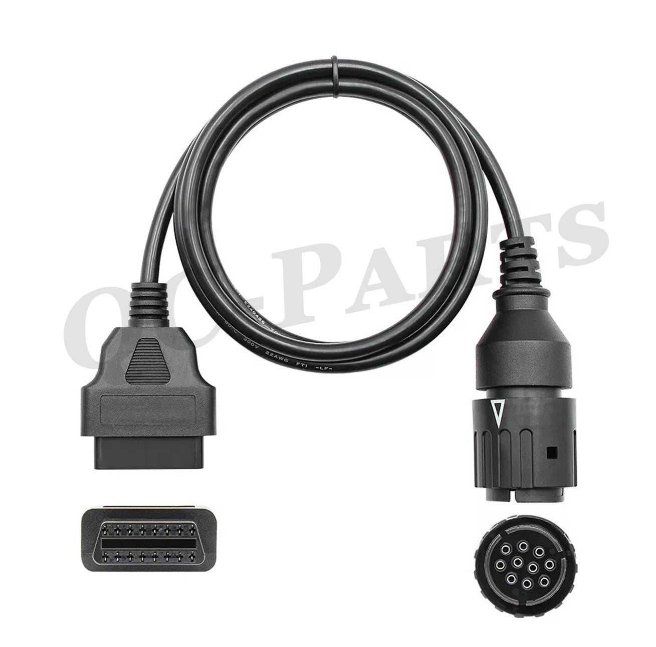 1X OBD Cable 10 PIN for bmw ICOM D Motorcycle 30cm Adapter OBD2 Diagnostic Cable Q