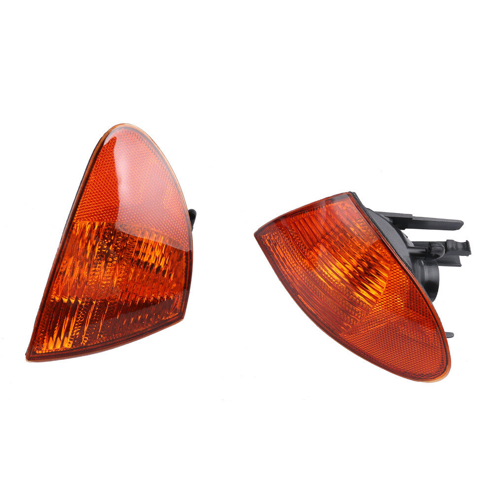 2 Parking Signal Indicator Corner Light Yellow for BMW 3 Ser E46 99-01 Sedan LR Q
