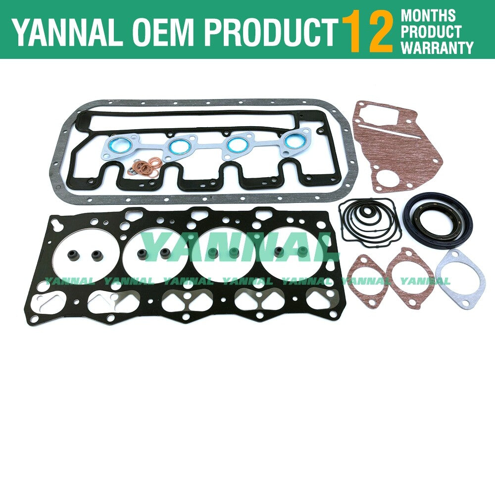 4LE1 Full Head Gasket Kit for Isuzu Engines, Hitachi Excavator Generators -