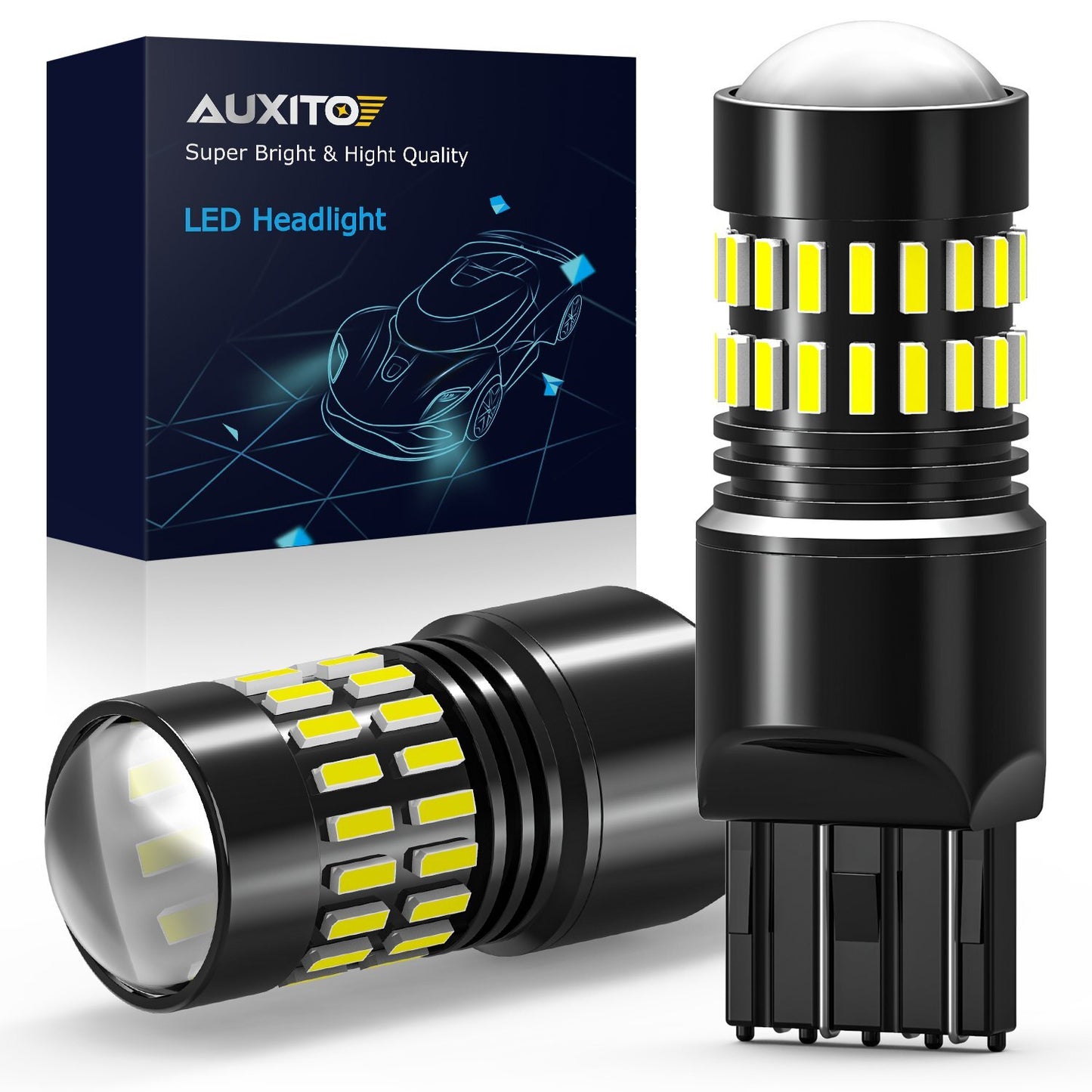 2X 7443 7440 2400LM LED Bright/Phoenix Lighting 13-2016 for Ram 1500 2500 3500- v