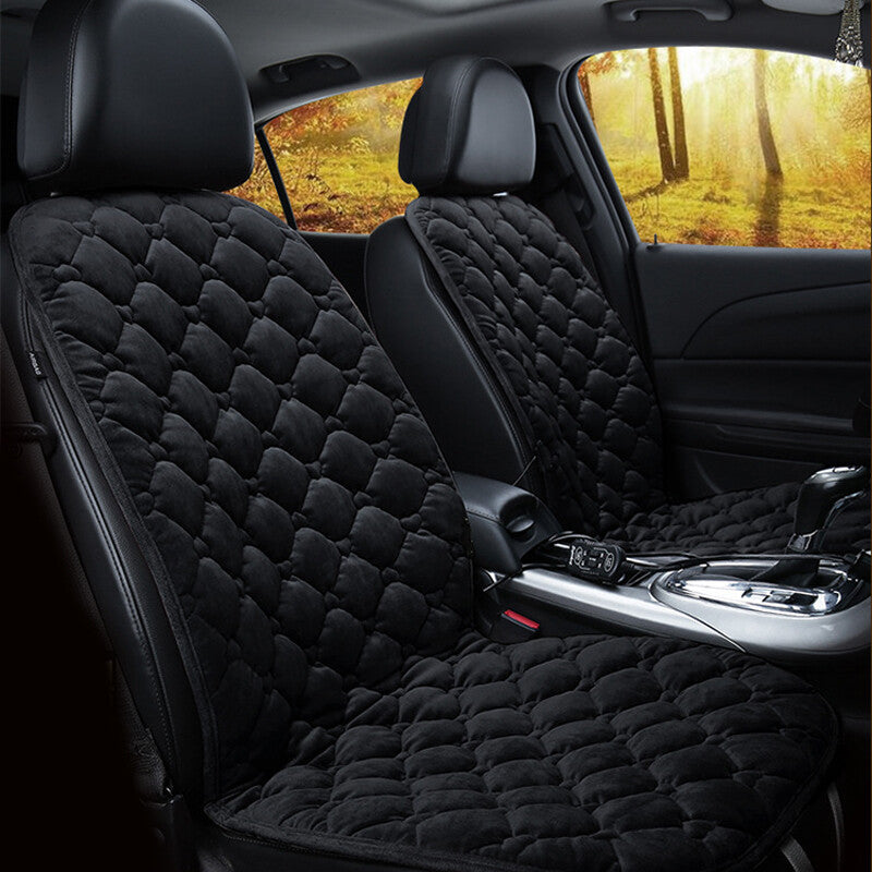 12V Plush Car and Truck for Seat Cushion Cover with Adjustable Temperature Control - n