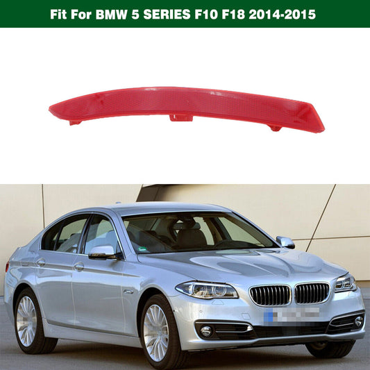 Left 63147318555 Rear Bumper Reflector Light for BMW 5-Series F10 F18 2014-2015 Q