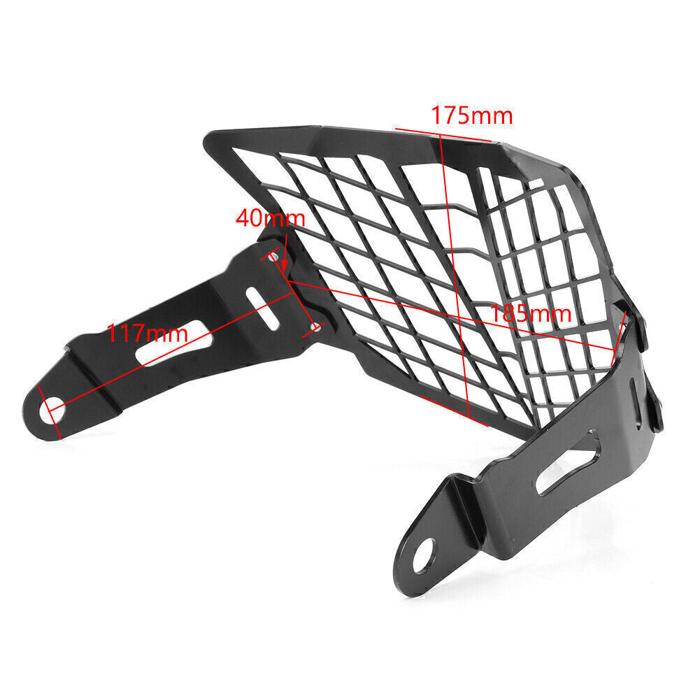 Fit for Honda CRF250L/CRF250M 2012-2017 Headlight Lens Guard Protector Cover Case Q