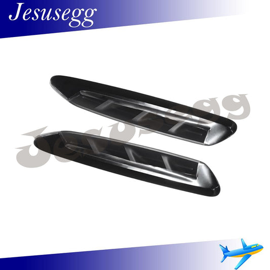 RHLH Side Fender Vent Air Wing Cover Trim For 18 19 20 21 22 for BMW X3 X4 Black