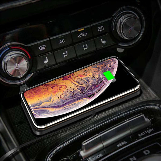 Fast Wireless Car Phone Charger Charging Dashboard Mat Pad AntiSkid Holder 10W