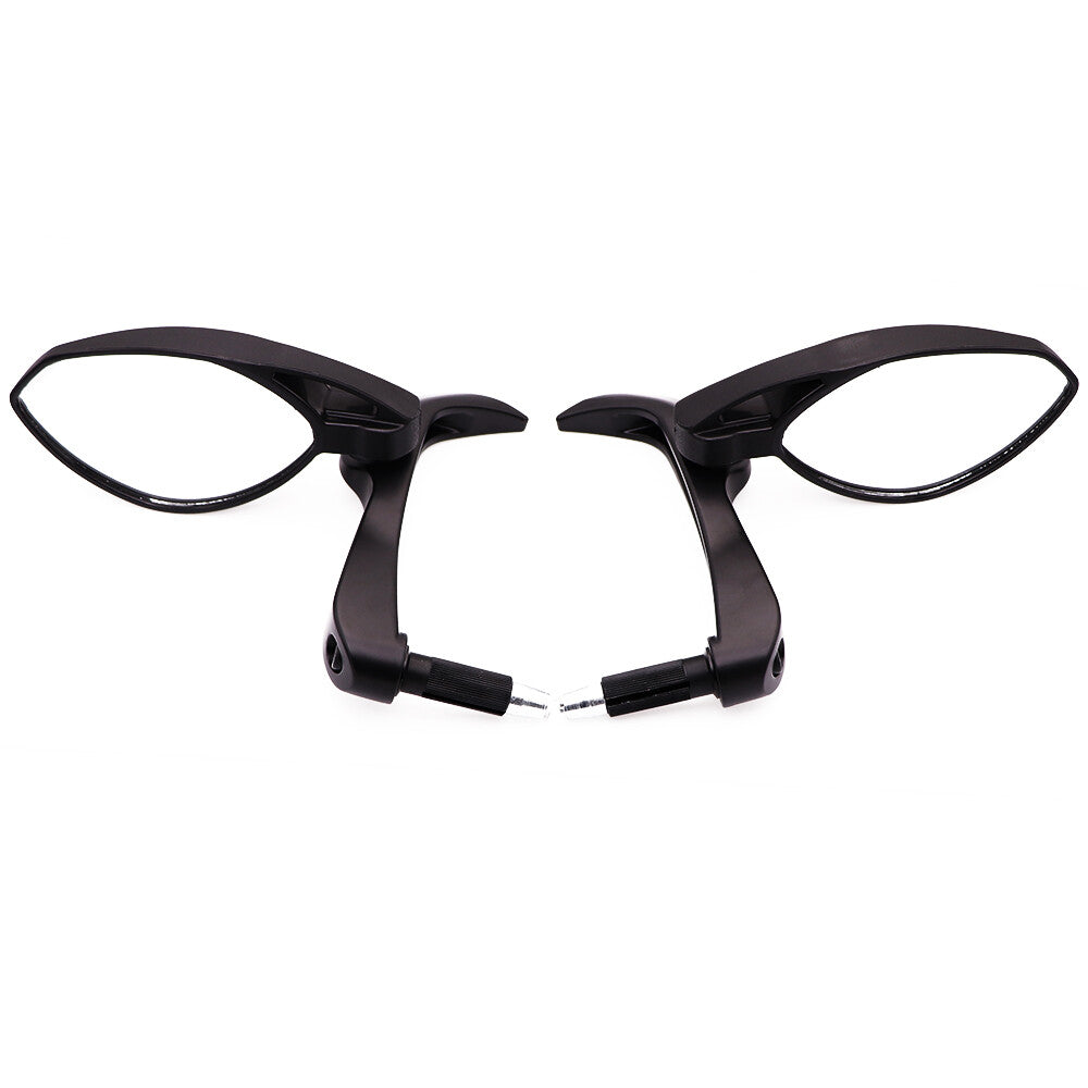 7/8 22mm Black Horns Handguard Lever Folding Anti-fall Bar Rearview Side Mirror Q