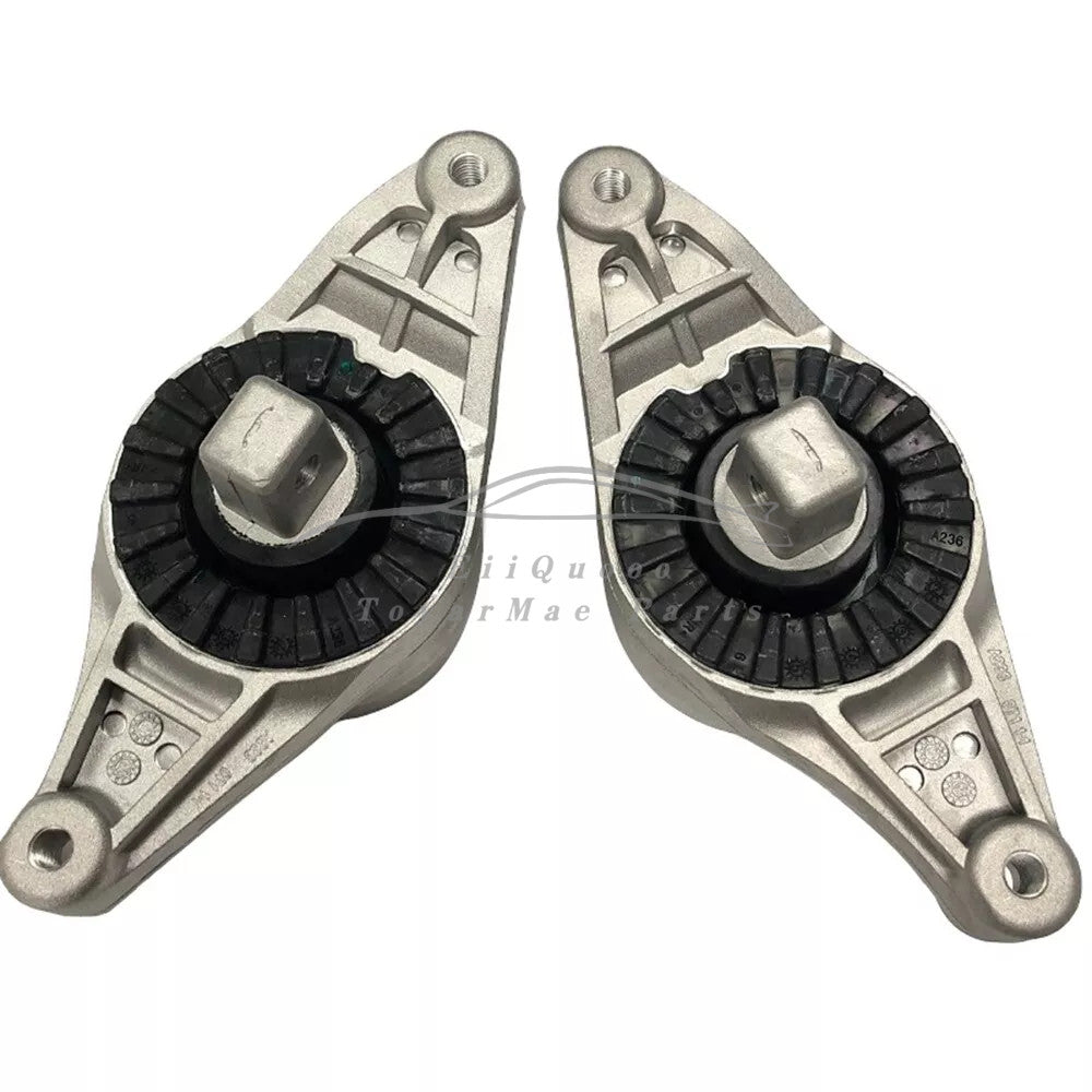 2pcs Front Engine Mounts Fit for Maserati Ghibli 2014-2017 Quattroporte AWD 13-16