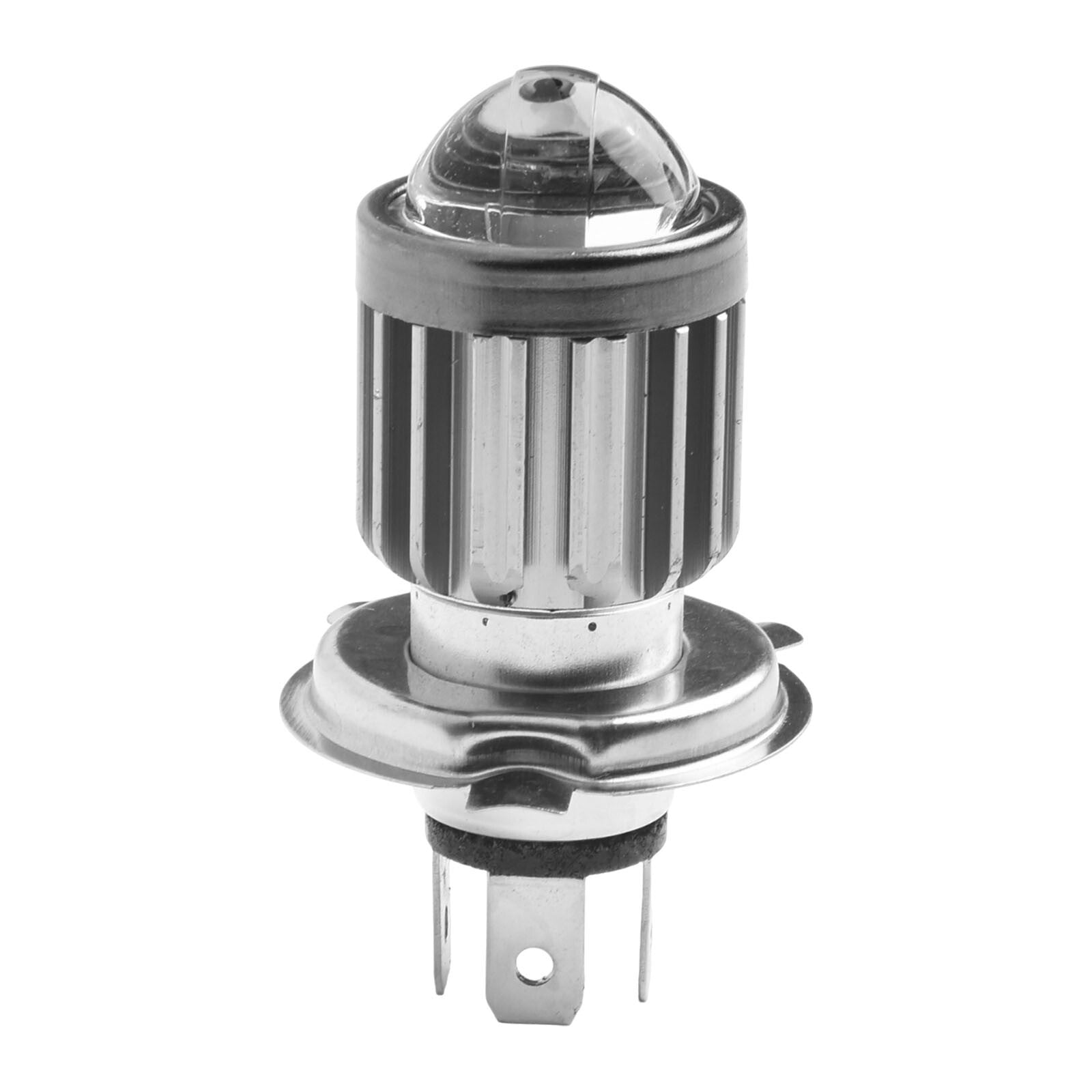 H4 DC 9-32V 12W Motorcycle Headlight Bulb LED Dual-Color High/Low Beam Fog Light