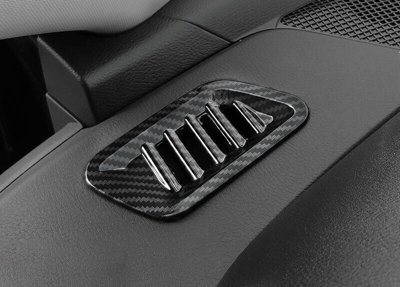 2pcs for Nissan Altima 2019-2023 Carbon Fiber Dashboard L&R Air Outlet Vent Trim Q