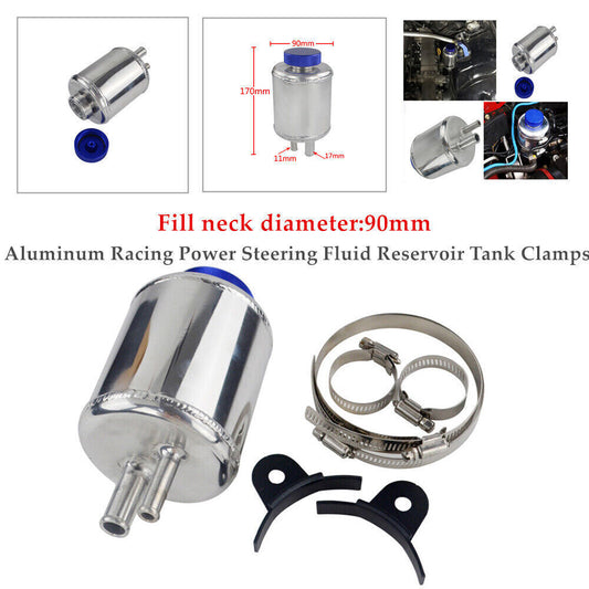 US Car Power Steering Fluid Reservoir Tank Clamp CNC Aluminum Kit v