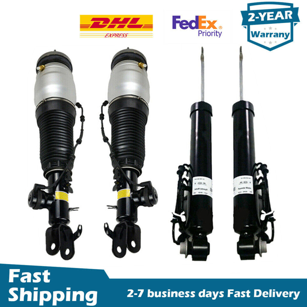 4x Front Rear Air Suspension Shock Struts Set Fit for Hyundai Equus for Genesis 11-16